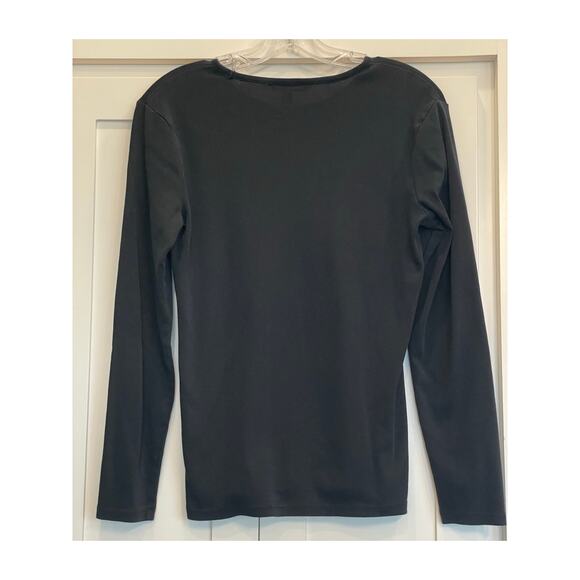 Ralph Lauren long sleeved black tee Large, 100% Cotton - Picture 8 of 8
